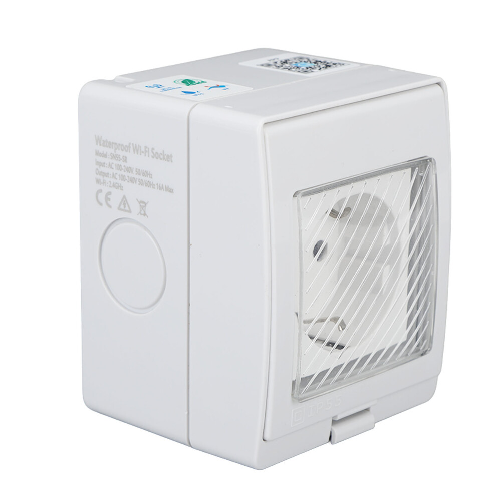 Waterproof Wifi Smart Socket For Bathroom Remote App Control 3401338660862