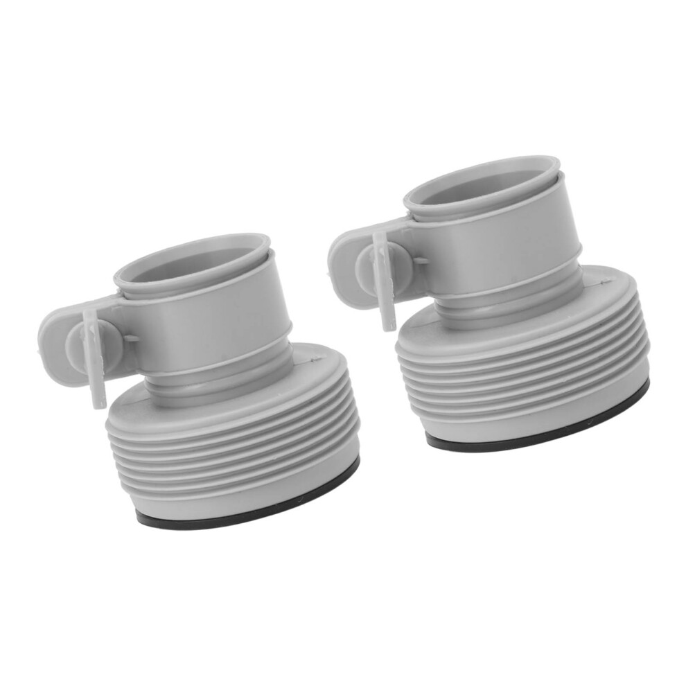 2Pcs Pool Hose Adapter 1.25In To 1.5In For 25009 Saltwater System 9341338661138