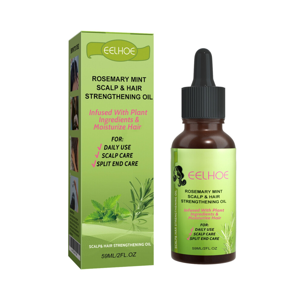 (59ml) Mint hair nutrition solution to smooth dry frizzy and tough hair scalp massage care hair care essential oil