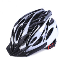 (Black White)Adult Bike Helmet Mountain Bike Integrally Molding for Bike Bicycle Cycling Men Women