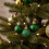 Premier 24 Mini Green Christmas Tree Baubles Ornament Glitter Gloss Mat 3cm 4