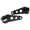 2 Stück verstellbare schwarze Scheinwerferbasen für 35-43mm 12