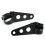 2 Stück verstellbare schwarze Scheinwerferbasen für 35-43mm 11