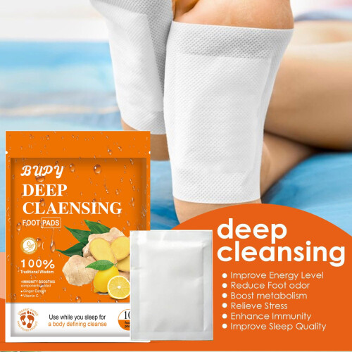 (10pcs) Foot patch Ginger Foot patch Dehumidification Improve sleep quality Foot patch Ginger Foot patch 1