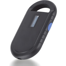 Universal Compatibility Pet Microchip Scanner, Handheld Type Pet ID Scanner 134.2KHZ RFID Chip Reader for ISO11784 / 5 FDX‑B ID64 Portble USB