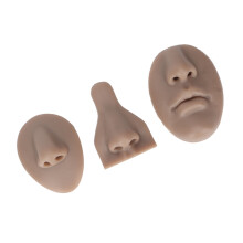 3D-Nasenmodell-Set - 3 Modelle, je 1 Stück, dunkle Hautfarbe