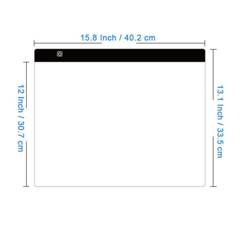 A3 Light Board Touch Control 3 Dimming Modes, USB Powered, Light Tracer 1