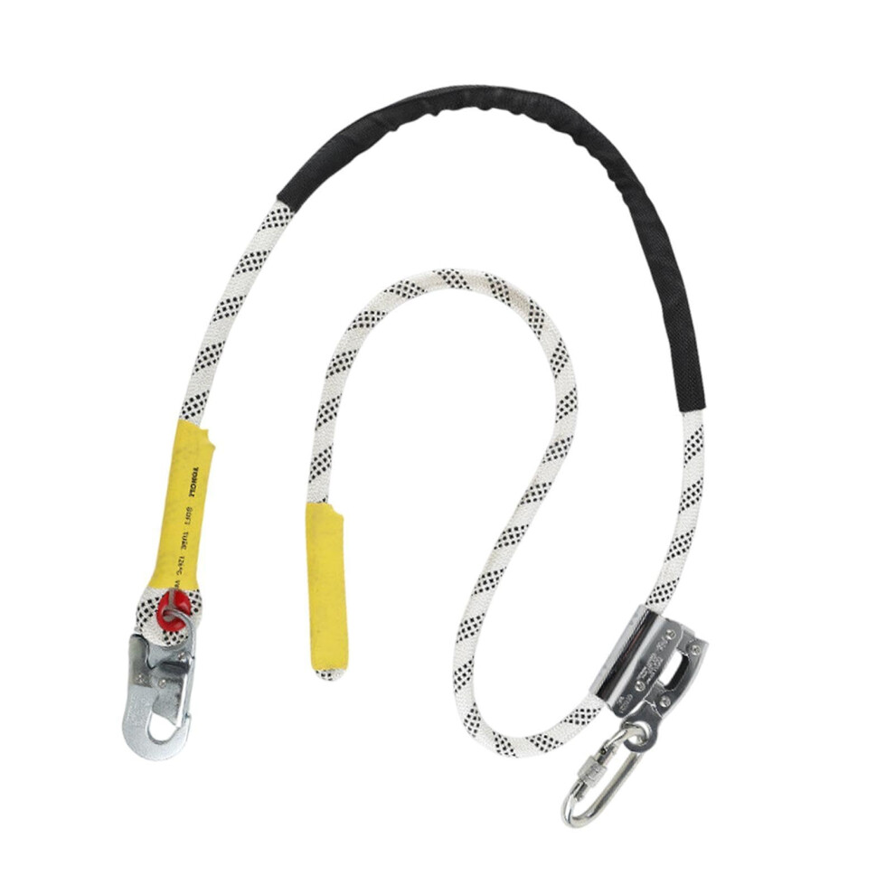 Arborist Positioning Rope 3 Meters, Fall Protection Rope With Carabiner Hook For Electricians And Builders Safety Equipment 6493810575105