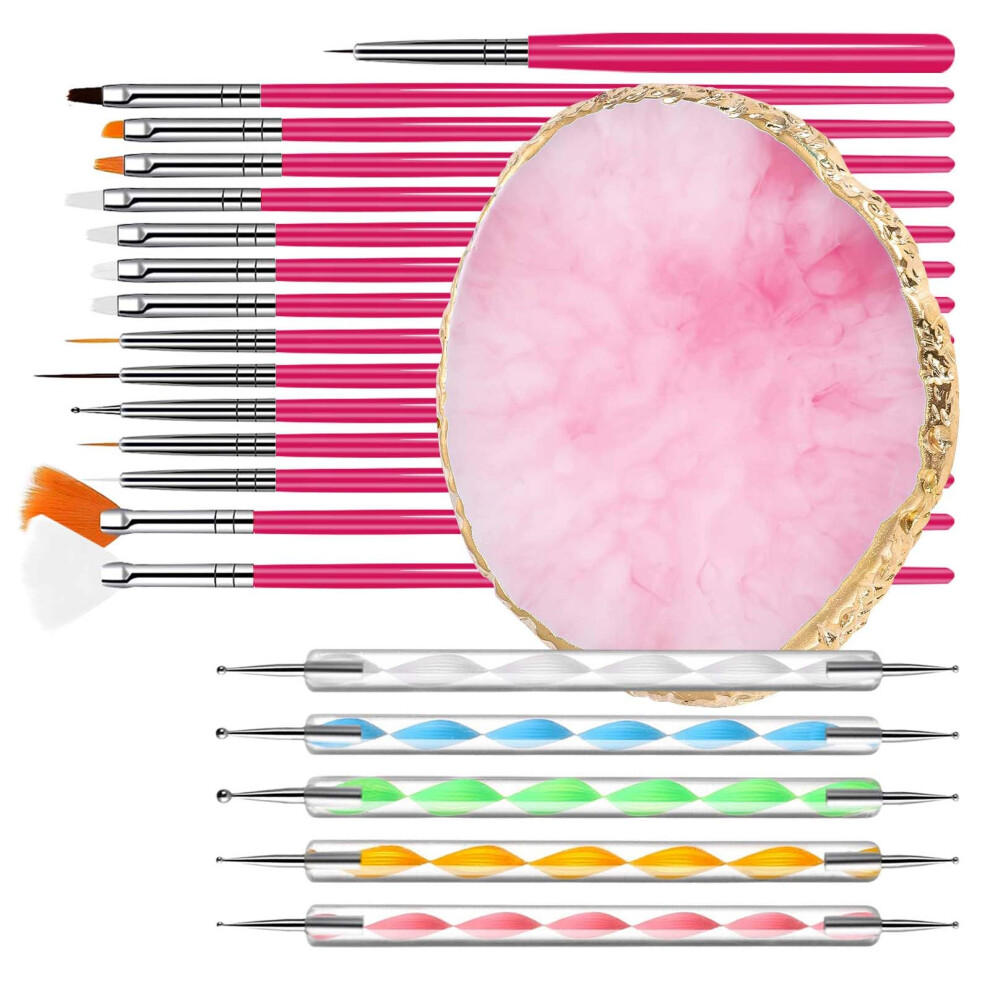 Nail Doting Tools Nail Brush Set with Multi-Colour Painting Pens for Nail Art Design in Salon Quality