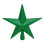 Premier Green Christmas Tree Star Topper Plastic Green Glitter Decoration 20cm 1