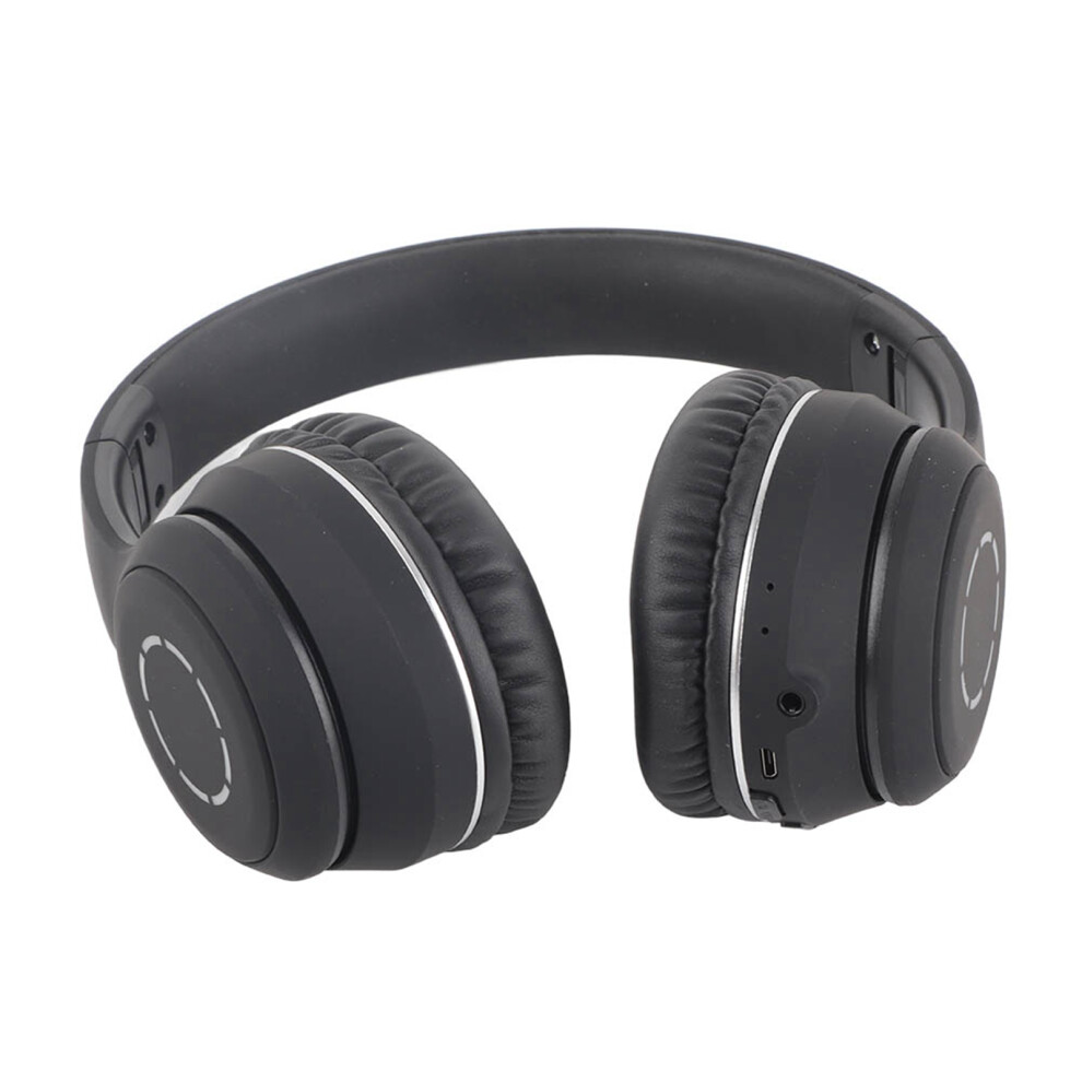 Heavy Bass Bluetooth Noise Cancelling Foldable Wireless Headset, Gradient Color, Black 9421338669997