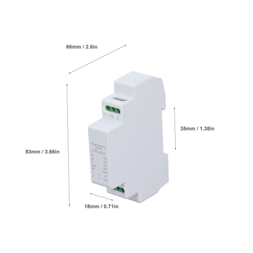 IP20 Surge Protective Arrester Device 12V 5-10KA RS485 1