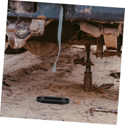 Cable Winch Accessories Winch Stopper Hook Holder Tow Rope Stopper UTV Compatible Black Cable Guides Anchor System 2