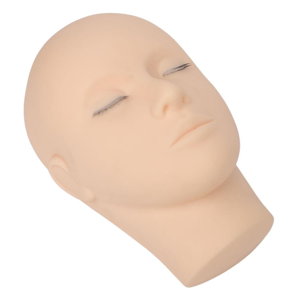 3D Makeup Training & Massage Practice Head with Soft Silicone Surface
