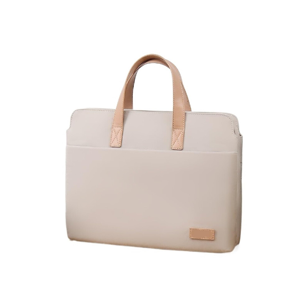 Laptop Bag 11 Inch Khaki, Portable Pc Sleeve, Large Capacity, Protective Notebook Case, Compatible With Most Laptops 6493810575488