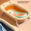 Baby Bath Support Sink Seat, Foldable, Slip-Resistant, Green 3