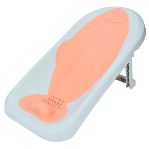 Baby Bath Support Sink Seat, Foldable, Slip-Resistant, Green 1