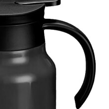 Isolierte Teekanne 1000ml Schwarz Abnehmbarer Topf