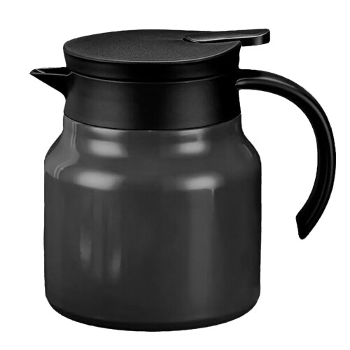 Isolierte Teekanne 1000ml Schwarz Abnehmbarer Topf 1