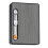 Multi-Function Rechargeable Cigarette Case with Windproof Lighter, 10 Cigs, 96x100x20mm 10