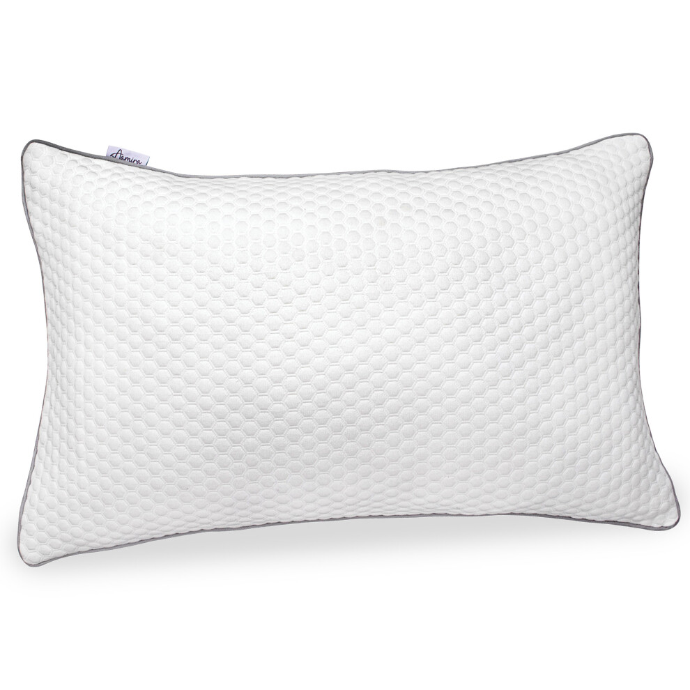 Aamira (1 Pack) Pillow Orthopaedic Shredded Memory Foam Bed Pillow