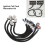 ABS-Verlegungskit LSX/LS1/LS6 V8 4,8–7,0 l Schwarz 3