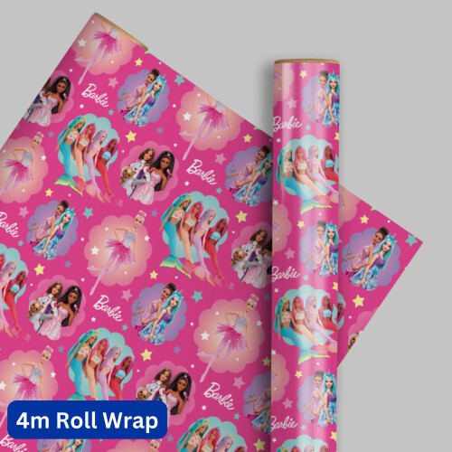 Barbie Barbie Wrapping Paper 4m Roll