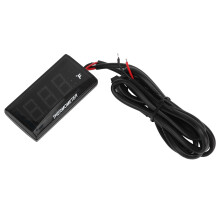 Motorrad-Wassertemperaturanzeige ultradünnes LCD-Display ABS-Gehäuse DC12V Rot