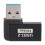 USB 3.2 F-M Adapter 90 Knick High-Speed Silber 2
