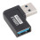 USB 3.2 F-M Adapter 90 Knick High-Speed Silber 16