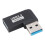 USB 3.2 F-M Adapter 90 Knick High-Speed Silber 15