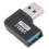 USB 3.2 F-M Adapter 90 Knick High-Speed Silber 8