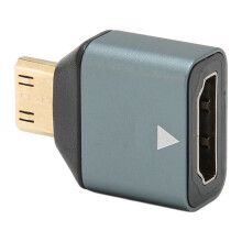 HDMI F-M Adapter 4K 60 Hz 18 Gbps Aluminium Mini