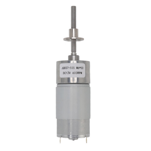 DC12V Getriebemotor, Aluminium/Messing, M6, 600 U/min 1
