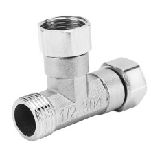 304 Edelstahl 3-Wege-T-Stück-Adapter für Luft- und Wasserleitungen G1/2 NEU
