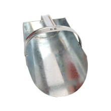 Dog Food Scoop Shovel for Horses and Livestock, Durable Silver Iron Feeding Shovel for Cattle and Sheep, 1 Piece