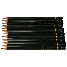 12Pcs Sketch Pencils Kit 12B to 2H Graphite Drawing Pencils for Artists