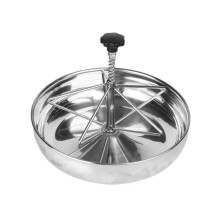 Robust Stainless Steel Feeder for Livestock and Pets, Easy to Clean Feeding Bowl and Trough, Durable Design