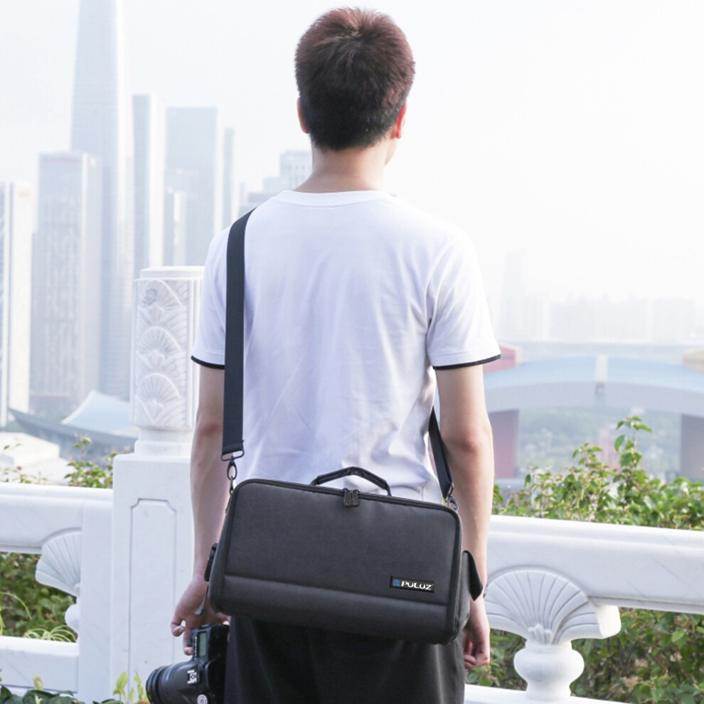 Pu5016b 15L Camera Sling Bag Shockproof Large Capacity For Dslr Slr Mirrorless 4331338693647