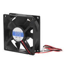 CPU Cooling Fan 80mm Quiet 3Pin Connector Black ABS Easy Install 4000RPM