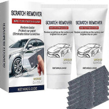 (2pcs) Car Remover Kits Scratch Repair Paint Body Compound Paste Touch Up Clear Remover
