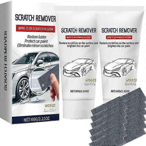(2pcs) Car Remover Kits Scratch Repair Paint Body Compound Paste Touch Up Clear Remover