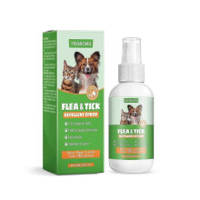 Yegbong Pet Extracorporeal Insect Repellent Spray Gentle Cleaning Pet Mite Flea Fur Care Spray