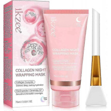(1 Set) Collagen Night Wrapping Mask, Collagen Peel Off Face Mask, Beauty Skincare Mask to Moisturize, Smooth and Firm Skin Overnight