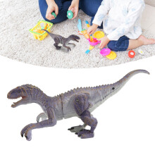 Fernsteuerung Dinosaurier Modell 2,4G Realistisches Laufendes Brüllendes Bildungs-RC Dinosaurier-Spielzeug für Kinder Velociraptor