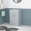 NES Home Nes Home 500mm Matte Grey Vanity Unit Cabinet With Worktop 1