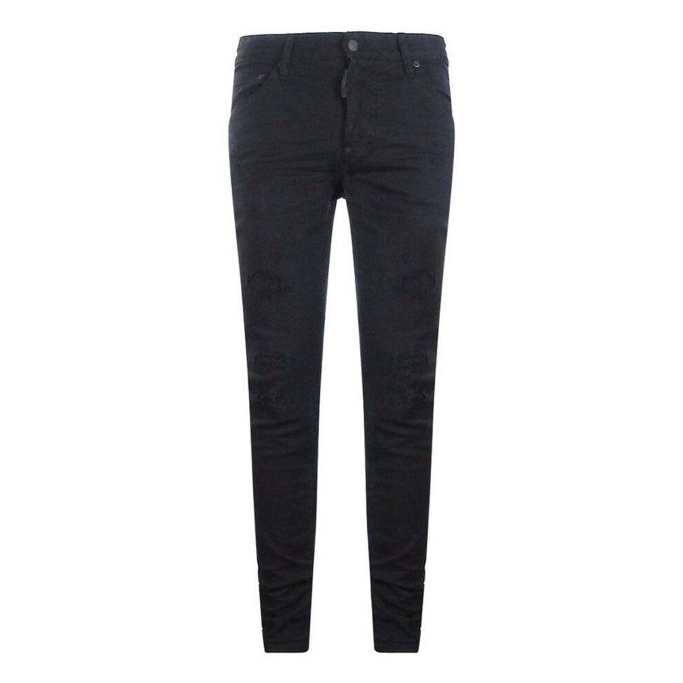 (56R, Black) DSquared2 Mens Cool Guy Reinforced Ripped Jeans