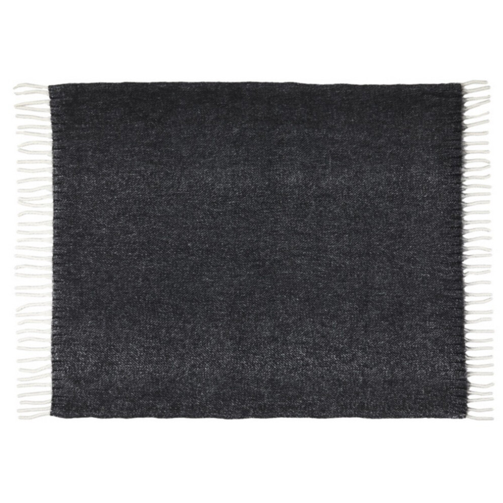 Floso Black (One Size, Solid ) Dolly Recycled Polyester Recycled Blanket