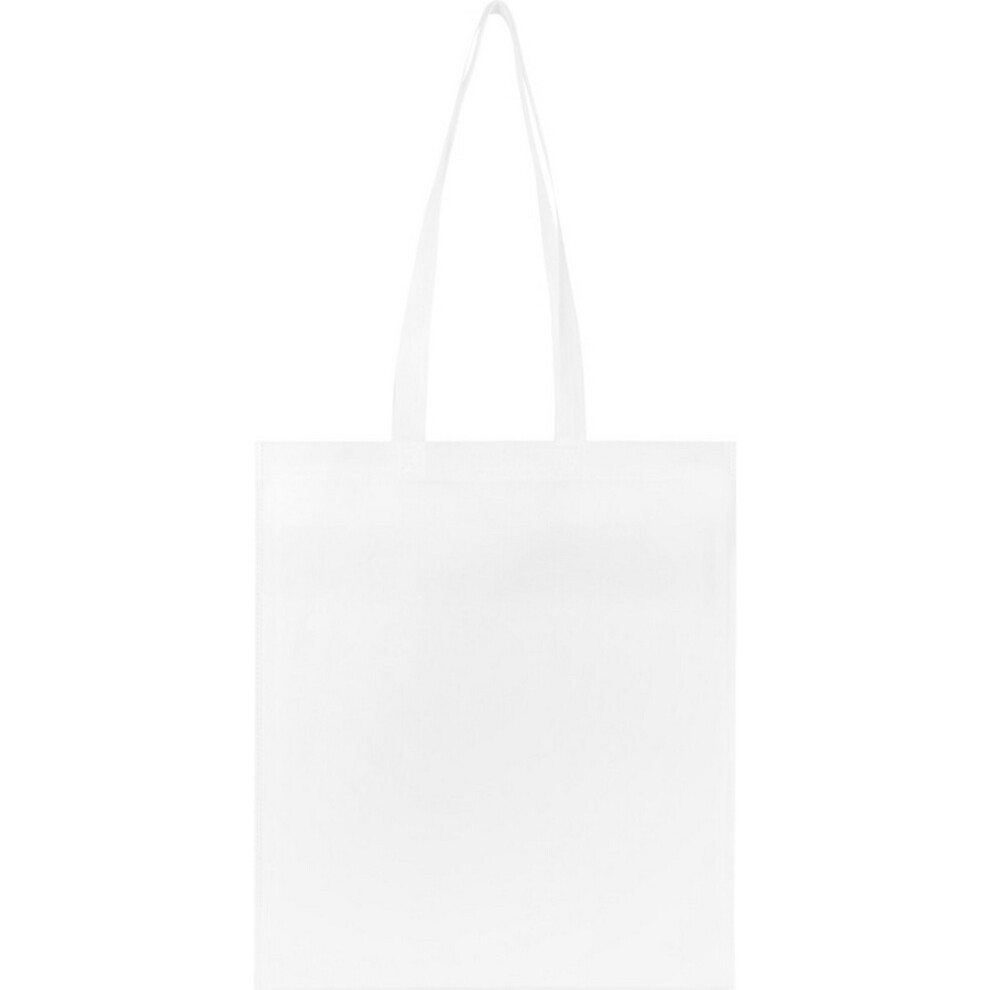 Floso Unisex White (One Size, ) Ecoseal Non-Woven Recycled 6L Tote Bag