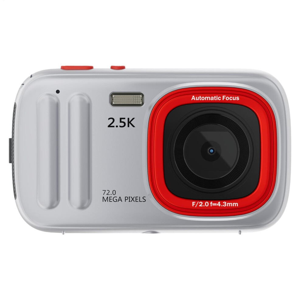 Digital Camera For Kids, 72 Mp Compact Professional Photography Camera, Portable Camera For Children And Adults Silver 6493810576706